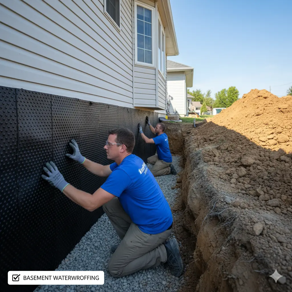 Basement Waterproofing Process